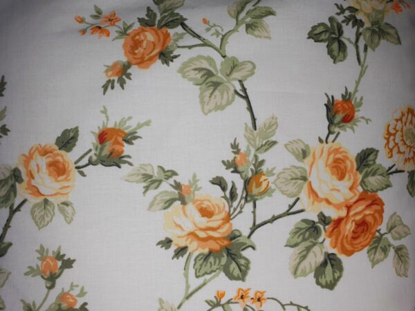 🌹🍃Komplet 2 szt poszewki 40x40 cm falbanką, róże, vintage 100% bawełna, HandmadebyAmia