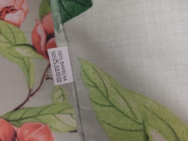 🪷Komplet🌿2 szt poszewki 40x40 cm  kwiaty Vintage100% bawełna HandmadebyAmia