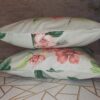 🪷Komplet🌿2 szt poszewki 40x40 cm  kwiaty Vintage100% bawełna HandmadebyAmia