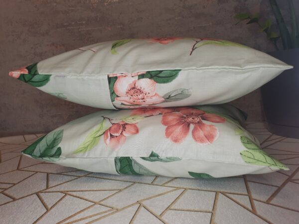 🪷Komplet🌿2 szt poszewki 40x40 cm  kwiaty Vintage100% bawełna HandmadebyAmia