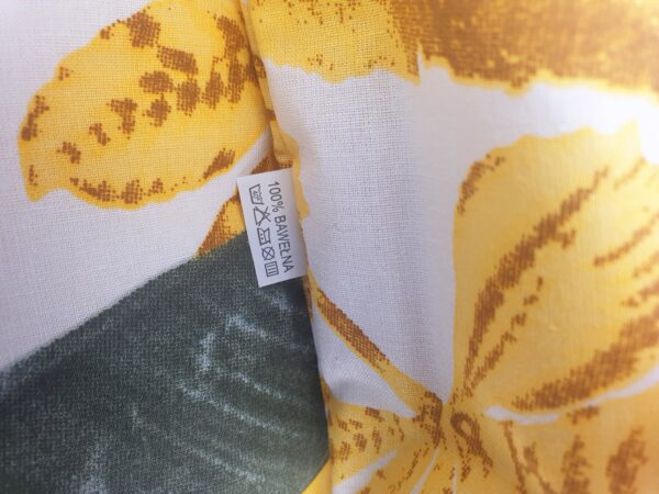 🍂🍃Komplet 2 szt poszewki 40x40 cm liście tropikalne złoto szare 100% bawełna HandmadebyAmia