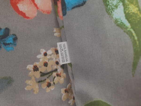 🏵️🌸Komplet 2 szt poszewki 40x40 cm wielokolorowe kwiaty  100% bawełna HandmadebyAmia