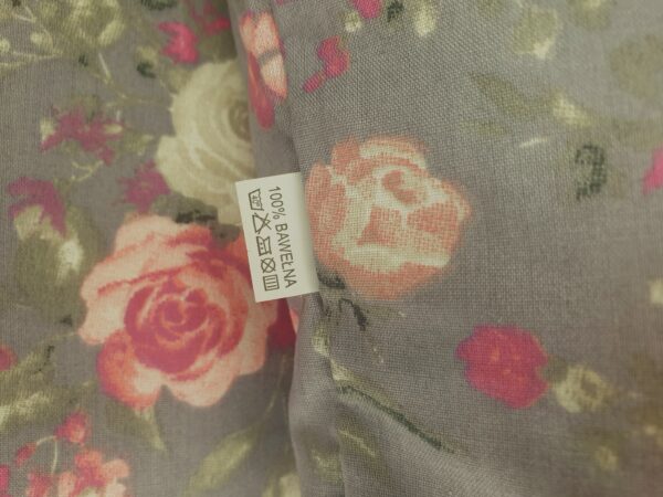 💮💮Komplet 2 szt poszewki 40x40 cm róże vintage biało różowe 100% bawełna HandmadebyAmia