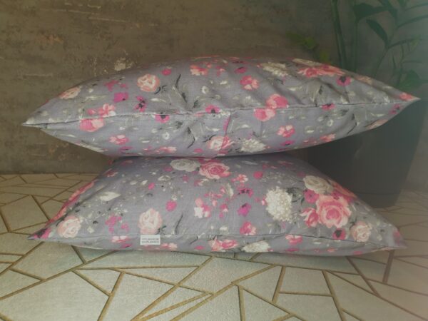 💮💮Komplet 2 szt poszewki 40x40 cm róże vintage biało różowe 100% bawełna HandmadebyAmia