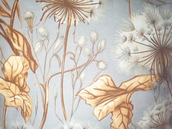 Komplet 2 szt poszewki 40x40 dmuchawce na szarym tle 100% bawełna HandmadebyAmia