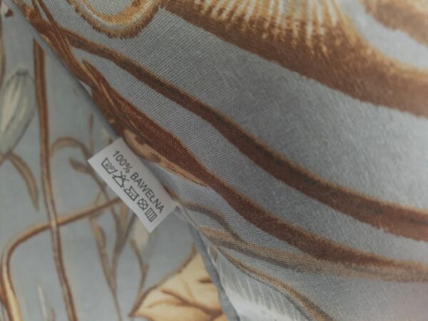 Komplet 2 szt poszewki 40x40 dmuchawce na szarym tle 100% bawełna HandmadebyAmia