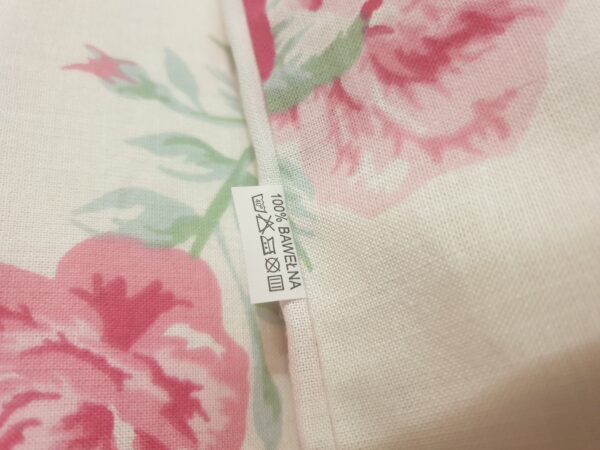 🌹Komplet🌹2 szt poszewki 40x40 cm róże vintage 100% bawełna HandmadebyAmia