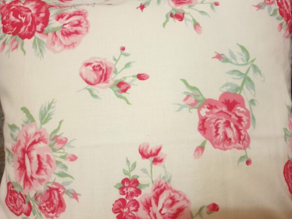 🌹Komplet🌹2 szt poszewki 40x40 cm róże vintage 100% bawełna HandmadebyAmia