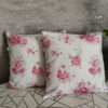 🌹Komplet🌹2 szt poszewki 40x40 cm róże vintage 100% bawełna HandmadebyAmia