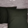 💚Komplet 2 szt poszewki 40x40 ciemna butelkowa zieleń 100% bawełna HandmadebyAmia