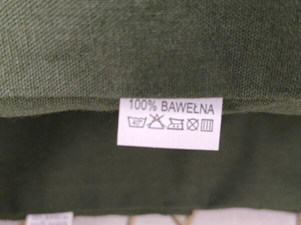 💚Komplet 2 szt poszewki 40x40 ciemna butelkowa zieleń 100% bawełna HandmadebyAmia