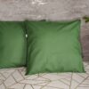 🌿Komplet 2 szt poszewki 40x40 zielone 100% bawełna HandmadebyAmia