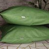 🌿Komplet 2 szt poszewki 40x40 zielone 100% bawełna HandmadebyAmia