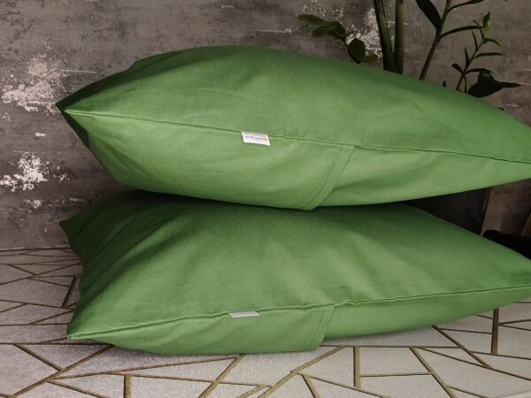🌿Komplet 2 szt poszewki 40x40 zielone 100% bawełna HandmadebyAmia
