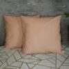 Komplet 2 szt poszewki 40x40 łososiowe 100% bawełna HandmadebyAmia