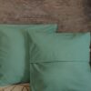 Komplet 2 szt poszewki 40x40 miętowe 100% bawełna HandmadebyAmia