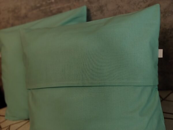 Komplet 2 szt poszewki 40x40 miętowe 100% bawełna HandmadebyAmia