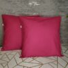 Komplet 2 szt poszewki 40x40 fuksja 100% bawełna HandmadebyAmia
