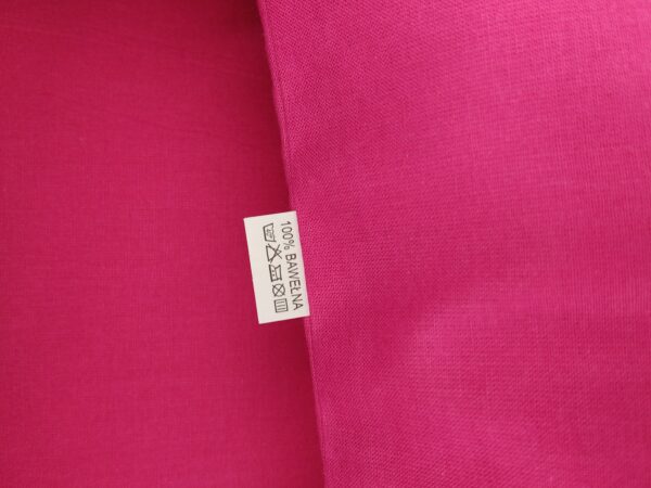 Komplet 2 szt poszewki 40x40 fuksja 100% bawełna HandmadebyAmia