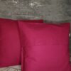 Komplet 2 szt poszewki 40x40 fuksja 100% bawełna HandmadebyAmia