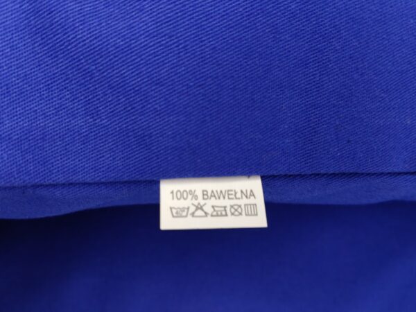 Komplet 2 szt poszewki 40x40 ciemny chabrowy (granatowy) 100% bawełna HandmadebyAmia