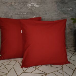 ❤️Komplet 2 szt poszewki 40x40 czerwone 100% bawełna HandmadebyAmia