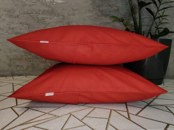 ❤️Komplet 2 szt poszewki 40x40 czerwone 100% bawełna HandmadebyAmia