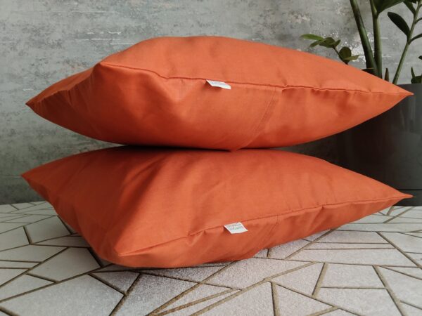 Komplet 2 szt poszewki 40x40 rudy 100% bawełna HandmadebyAmia