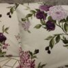 💜Komplet 2 szt poszewki 40x40 kwiatowe fioletowe róże 100% bawełna HandmadebyAmia