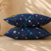 Poszewki 40x40 bawełna – kosmos gwiazdy planety granatowe | HandmadebyAmia