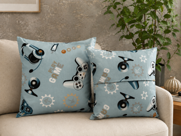Poszewki 40x40 bawełna – gaming pad konsola dla gracza | HandmadebyAmia