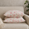 Poszewki 40x40 bawełna – pastelowe róże jasne vintage | HandmadebyAmia