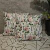 🌸🪻🍃Komplet 2 szt poszewki 40x40 cm róże lawenda romantyczne kwiatowe 100% bawełna HandmadebyAmia