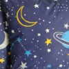 Poszewki 40x40 bawełna – kosmos gwiazdy planety granatowe | HandmadebyAmia