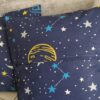 💫☪️⭐🪐Komplet 2 szt poszewki 40x40 cm kosmos gwiazdy planety granatowe 100% bawełna HandmadebyAmia