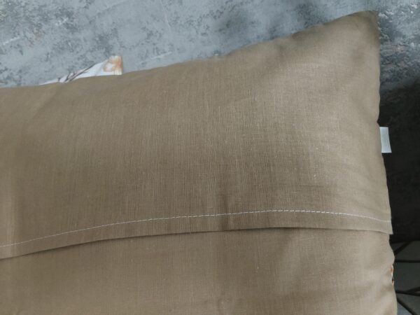 🏵️🌿Komplet 2 szt poszewki 40x40 cm kwiaty beżowe styl boho 100% bawełna HandmadebyAmia