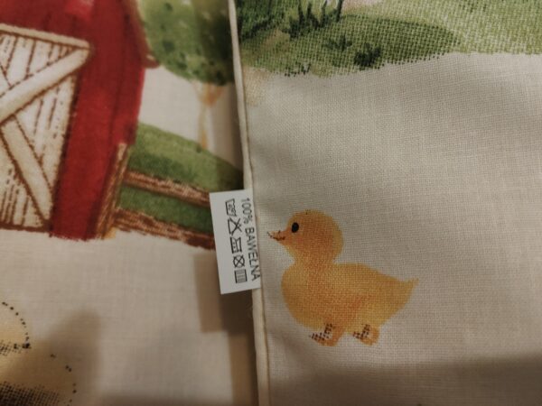 🚜🐓🌳Komplet 2 szt poszewki 40x40 cm farma traktor zwierzęta dziecięce 100% bawełna HandmadebyAmia