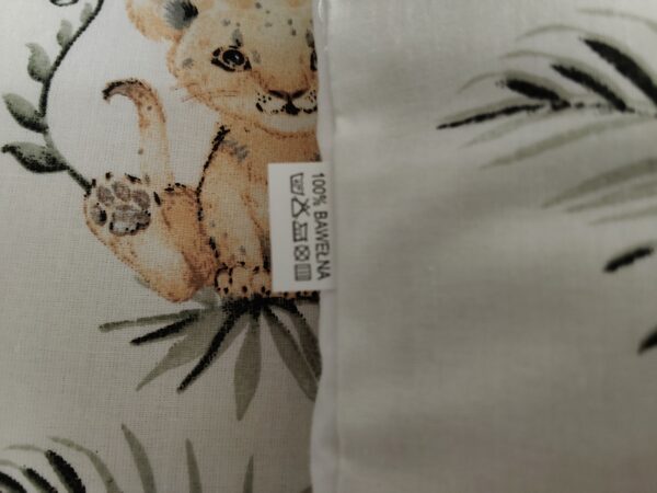 🦒🦛🦁🌴Komplet 2 szt poszewki 40x40 cm safari żyrafa lew dziecięce 100% bawełna HandmadebyAmia