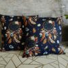 Komplet 2 szt poszewki 40x40 cm łapacz snów boho granatowe 100% bawełna HandmadebyAmia