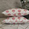 🌿🌹🌹Komplet 2 szt poszewki 40x40 cm róże vintage białe 100% bawełna HandmadebyAmia
