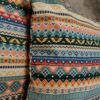 Komplet 2 szt poszewki 40x40 cm boho etno kolorowe geometryczne 100% bawełna HandmadebyAmia
