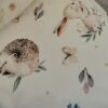 oplus_0 Poszewki 40x40 bawełna – leśne zwierzątka królik jeż | HandmadebyAmia
