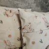 oplus_0 Poszewki 40x40 bawełna – leśne zwierzątka królik jeż | HandmadebyAmia