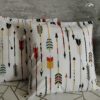 2 szt poszewki 40x40 cm strzałki boho etniczne bawełna HandmadebyAmia