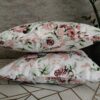 oplus_0 2 szt poszewki 40x40 kwiaty vintage róże bawełna HandmadebyAmia