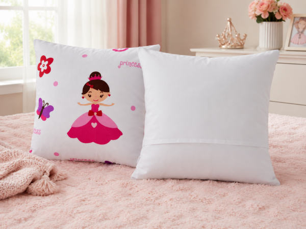 Poszewki 40x40 bawełna – księżniczka dla dziewczynki | HandmadebyAmia